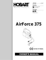 HobartWelders AIRFORCE 375 Owner's manual