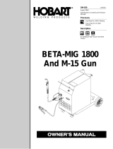 Hobart Welding Products BETA-MIG 1800 User manual