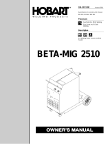 HobartWelders BETA-MIG 2510 Owner's manual