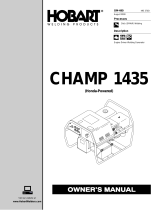 HobartWelders CHAMP 1435 HONDA Owner's manual