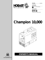 Hobart Welding Products CHAMPION 10,000 KOHLER Owner's manual