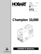 Hobart Welding Products CHAMPION 10,000 Owner's manual