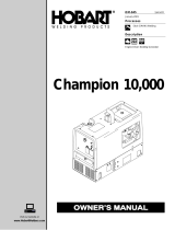 HobartWelders CHAMPION 10,000 KOHLER Owner's manual