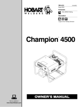 Hobart CHAMPION 4500 Owner's manual