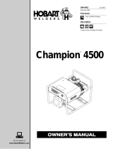 Hobart CHAMPION 4500 Owner's manual