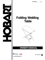 HobartWelders FOLDING WELDING TABLE Owner's manual