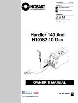 HobartWelders HANDLER 140 AND H100S2-10 GUN Owner's manual