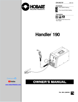 HobartWelders HANDLER 190 AND H100S4-10 GUN Owner's manual