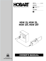 HobartWelders HSW 15T Owner's manual