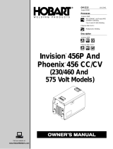Hobart Welding Products INVISION 456P  Owner's manual