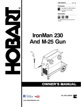 HobartWelders IRONMAN 230 AND H200L4-15 GUN Owner's manual