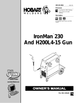 HobartWelders IRONMAN 230 AND H200L4-15 GUN Owner's manual