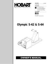 Hobart Welding Products OLYMPIC S-62 & S-64 User manual