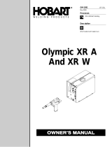 HobartWelders OLYMPIC XR A & W User manual