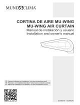 mundoclima Series MU-WING “Superficial Air Curtain with EC motor” Installation guide