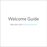 Anker Ultra-Slim 2.4G Wireless Compact Keyboard User manual