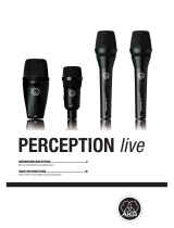 AKG PERCEPTION - ACCESSORIES User Instructions
