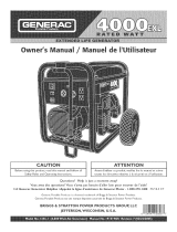 Generac Portable Products 4000EXL Owner's manual