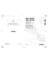 Casio Keyboard WK-500 User manual