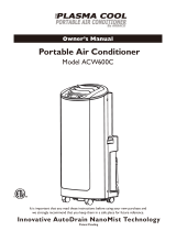 Plasma Cool ACW600C Owner's manual