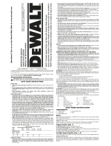 DeWalt DW317 User manual