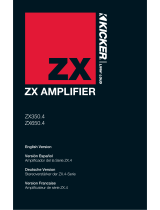 Kicker ZXM Owner's manual