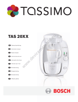 Bosch Tassimo TAS Amia 20xx User manual