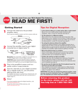 RCA ANT145 Quick start guide