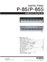 Yamaha P-85 User manual