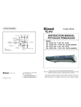Rinnai RH - 60 EVI User manual