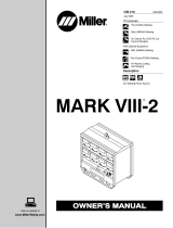 Miller Electric MARK VIII-2 Owner's manual