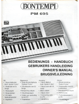 BONTEMPI PM 695 Owner's manual