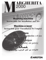 Ariston Margherita 2000 Instructions For Installation And Use Manual