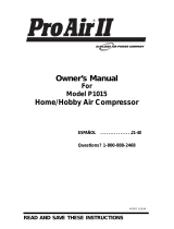 DeVilbiss ProAir II P1015 Owner's manual