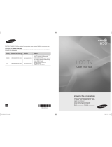 Samsung LN55B650 - 55" LCD TV User manual