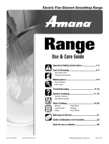 Amana AER5722BAW User guide