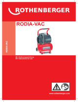 Rothenberger Vacuum pum RODIA-VAC User manual