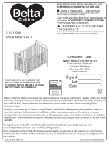 Delta Children Bayside 3-in-1 Crib Assembly Instructions