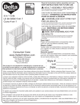 Delta ChildrenSunnyvale 4-in-1 Convertible Crib