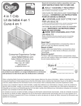 Delta Children Finley 4-in-1 Convertible Baby Crib Assembly Instructions