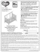 Delta Children Epic 4-in-1 Convertible Crib Assembly Instructions