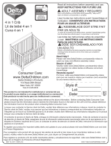 Delta Children Bentley 'S' Series 4-in-1 Crib Assembly Instructions