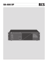 RCS BA-600DP Owner's manual