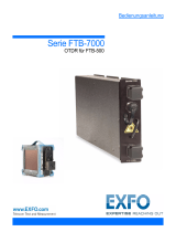 EXFO FTB-7000 OTDR Series for FTB-500 User guide