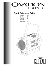 Chauvet Ovation F-415FC Reference guide