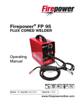 Firepower Firepower® FP 95 Flux Cored Welder User manual