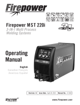 ESAB Firepower MST 220i 3-IN-1 Multi Process Welding System User manual