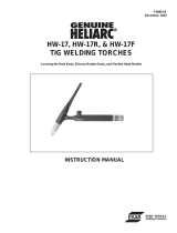 ESAB GENUINE Heliarc HW-17 User manual