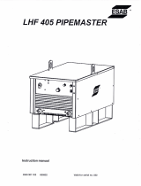 ESAB LHF 405 Pipemaster User manual