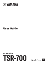 Yamaha TSR-700 User guide
